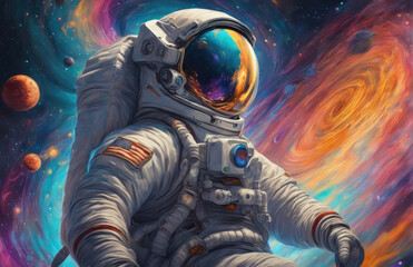 Extraterrestrial Galaxy in Deep Space