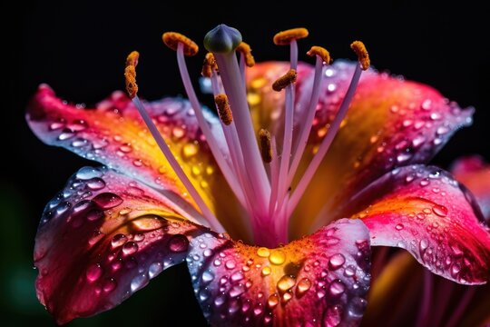 a close up of a flower