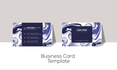 Simple Professional Business card design for personal and company identity.