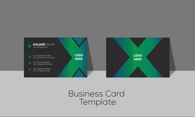 Simple Professional Business card design for personal and company identity.