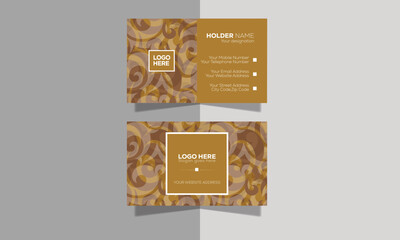 Simple Professional Business card design for personal and company identity.