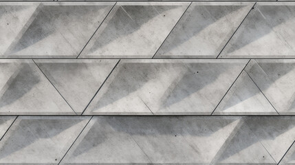 The concrete surface is textured and patterned with repeating tile geometry. Bare concrete surface without adding any finishes.
