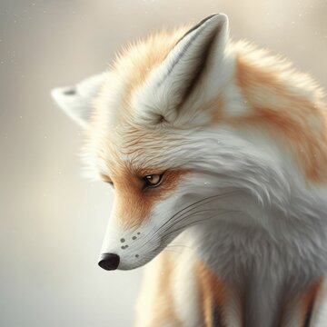 Frustration and Disbelief: A Fox's Facepalm Moment Captured in a Portrait by Toyen