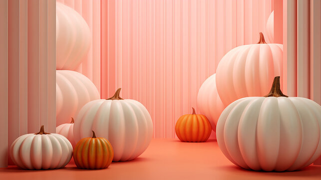 Halloween 3d rendered Luxury background 