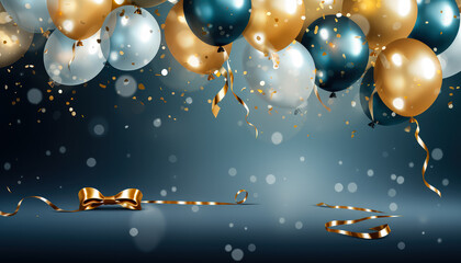 birthday background with copy space for celebrating birthday