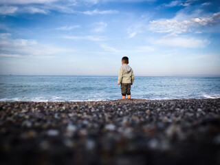 serene moment by the sea