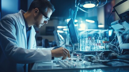 biomedical engineer working on medical device development generative ai