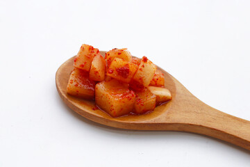 Daikon Kimchi. Tasty and spicy