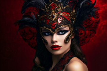 Beautiful woman portrait. stylish model.