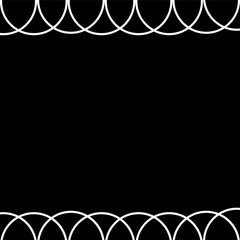 black and white background with frame