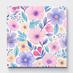 Seamless Flowers Pattern, 