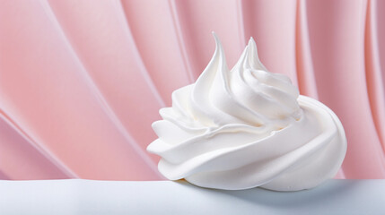 A Close-Up of a Delicate Meringue, Capturing Its Crisp Texture and Heavenly Lightness in a Sweet Symphony