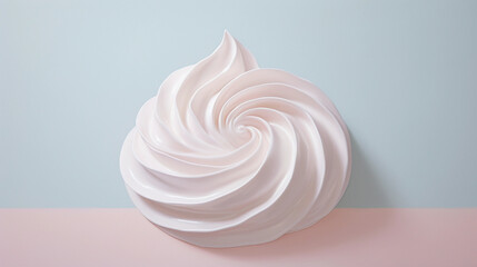 A Close-Up of Delicate Meringue, Capturing Its Crisp Perfection and Irresistible Sweetness