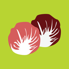 Vector art of food. Fresh food design vector.