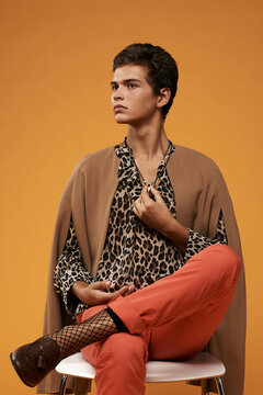 Fashionable effeminate man
