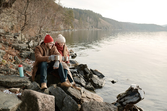 Autumn weekend by lake