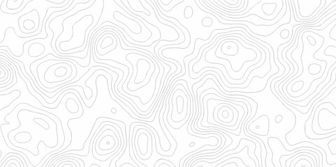 Seamless pattern with lines Topographic map. Geographic mountain relief. Abstract lines background. Contour maps. Vector illustration, Topo contour map on white background, Topographic contour lines.