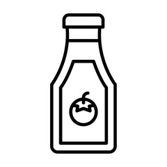 Ketchup Bottle Icon