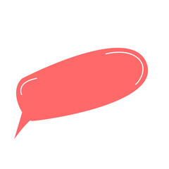 Bubble Chat Shape Colorful