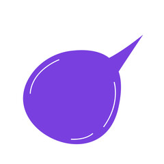 Bubble Chat Shape Colorful