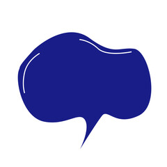 Bubble Chat Shape Colorful