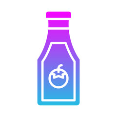 Ketchup Bottle Icon