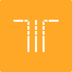 Plastic Straw Icon