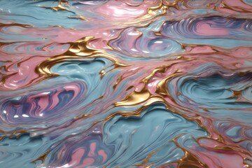 Holographic 3D Marble Texture, Iridescent Marble Texture Background, Liquid Marble Texture,...