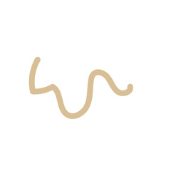 Fototapeta premium orange brown squiggly doodle lines