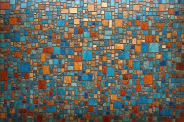 Mosaic Texture Background, Colorful Mosaic Texture Background, Mosaic Wallpaper, Mosaic Background, AI Generative