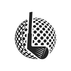 golf club logo template Isolated. Brand Identity. Icon Abstract Vector graphic