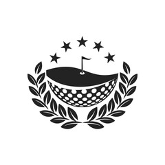 golf club logo template Isolated. Brand Identity. Icon Abstract Vector graphic