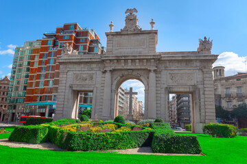 Fototapeta premium Memorial arch in Valencia