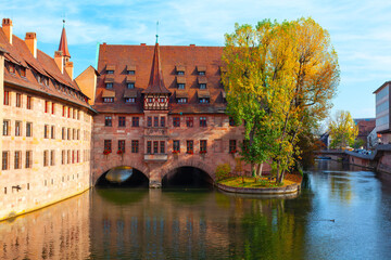 Obraz premium Autumn in Nuremberg Germany