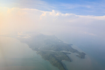 High angle view, Chalong Bay, Phuket sea