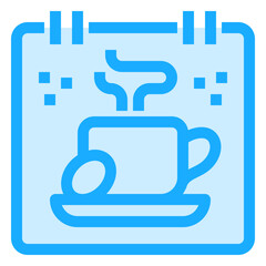 Obraz premium coffee time icon illustration