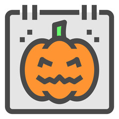 halloween icon illustration