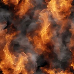 A pattern of abstract fire and smoke, capturing the dynamic and ever-changing nature of flames1