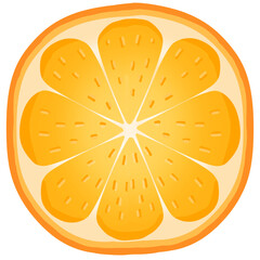 half an orange