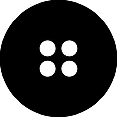 The 4 white dots are in the center of a black circle