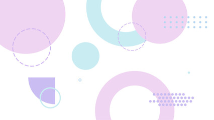 Violet green and white modern geometric background with shapes