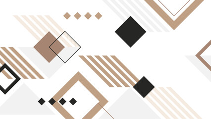 Brown black and grey modern geometric background with shapes