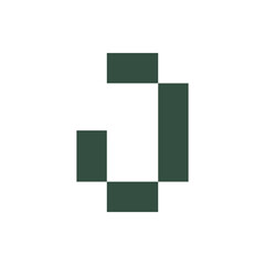 Monogram design vector logo. Monogram initial letter mark J logo design. Monogram design vector logo. Monogram initial letter mark J logo design simple J monogram