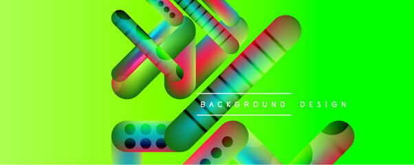 Round shapes and lines with fluid gradients abstract background. Vector illustration for wallpaper, banner, background, leaflet, catalog, cover, flyer