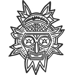 Obraz premium Odd Creatures Vintage Illustration Vector