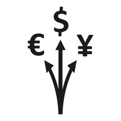 currency competition icon illustration