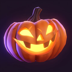 Halloween pumpkin jack o lantern
