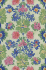 Obraz premium Repeating patterns flowers. Generative AI.