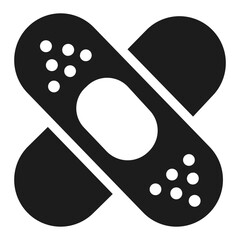 illustration of a wound plaster icon