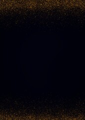 Sparkle Light Effect, Gold Luxury Glitter Star Light Sparkling Light Effect Border